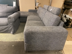 Divansoffa XL + nackstöd